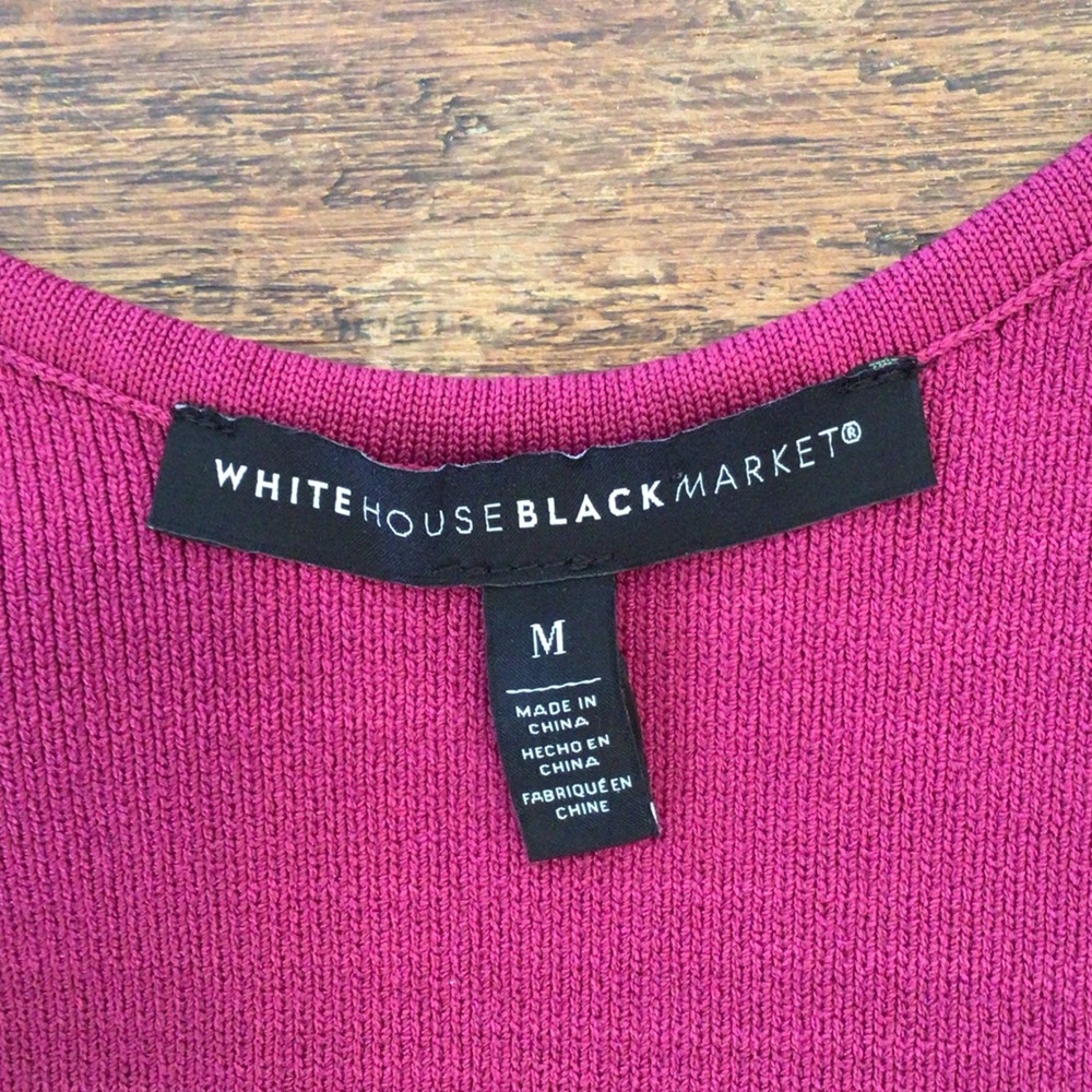 WHBM dressy tank camisole in magenta - Picture 3 of 4